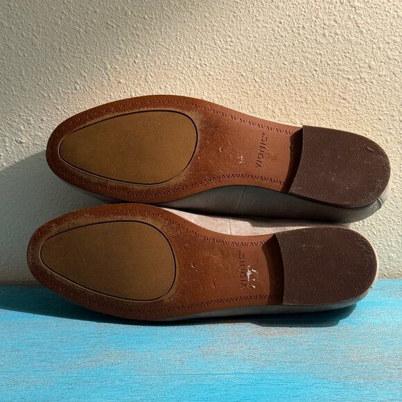 Vionic Willa Suede Slip On Flats in Cream Women's Size 8 - Picture 9 of 9